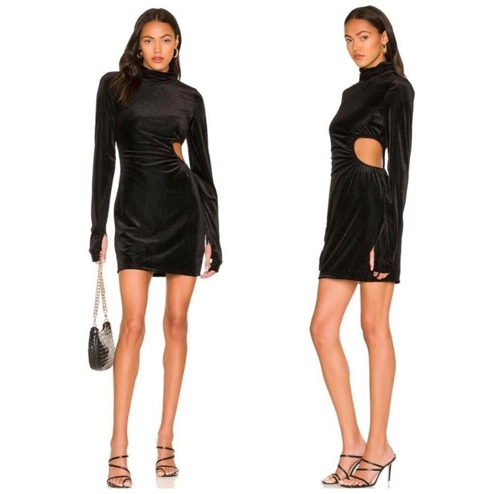 Lorin Dress. Black Velvet.